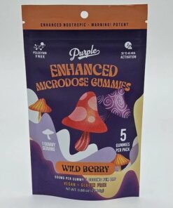 purple enhanced microdose gummies